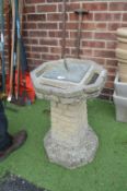 Concrete and Brass Sundial