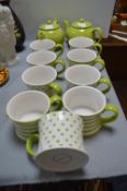 Lime Green Teapots and Large Mugs