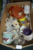 Box of Pottery Mugs