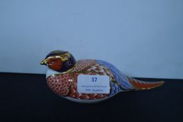 Royal Crown Derby Pheasant (no stopper, seconds)