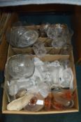 Large Box of Glassware