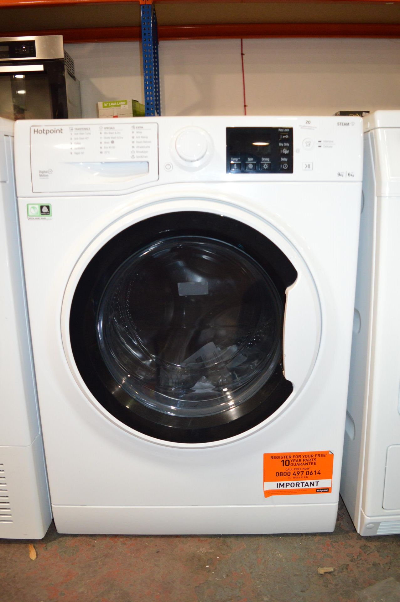 *Hotpoint RDG9643W Washer Dryer