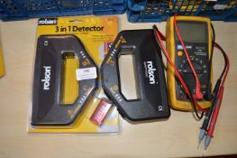 *Two 3-in-1 Detectors and a Multimeter