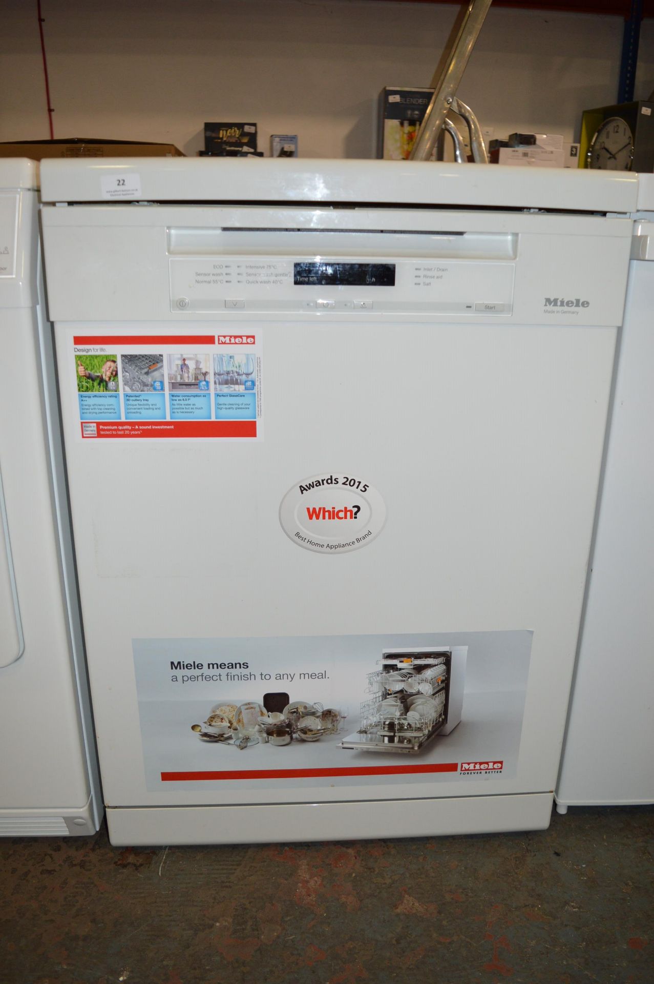 *Miele G6100SC Dishwasher (demonstration model) plus Contents