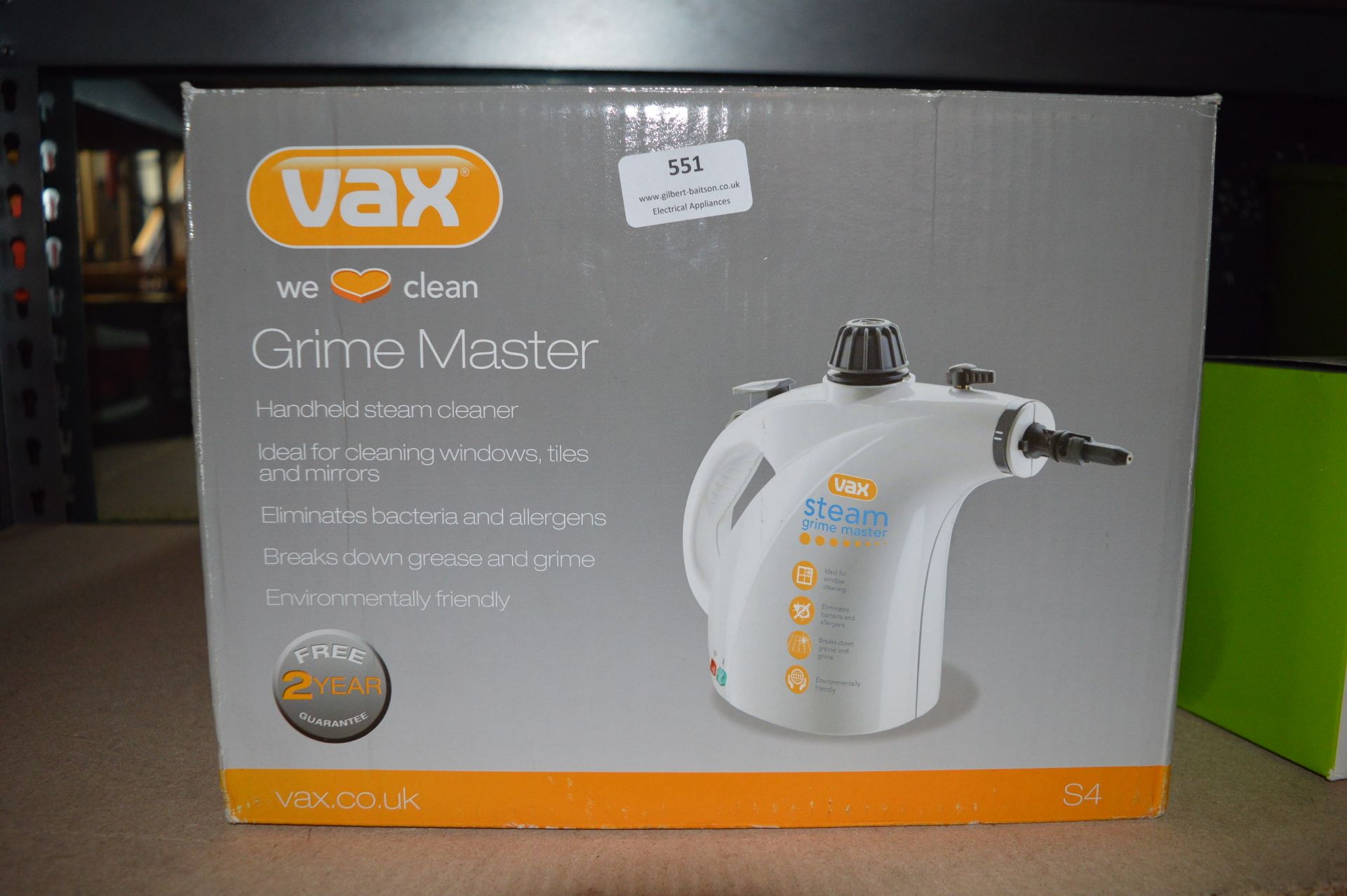 *Vax Grime Master Handheld Steam Cleaner