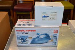 *Morphy Richards Easy Store Iron, and a Handy Trav