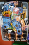 *Tray of Battery; Duracell, Panasonic, JCB, Renetta, etc.