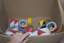 *Box of Hazard Marking Tape in Various Colours