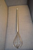 * Commercial Stainless Steel Whisk ~1m long