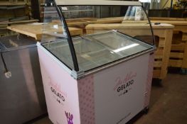 Gelato Refrigerated Display and Serve Ice Cream Unit