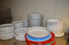 * Quantity of Carlisle King Line Plates and Dishes etc.