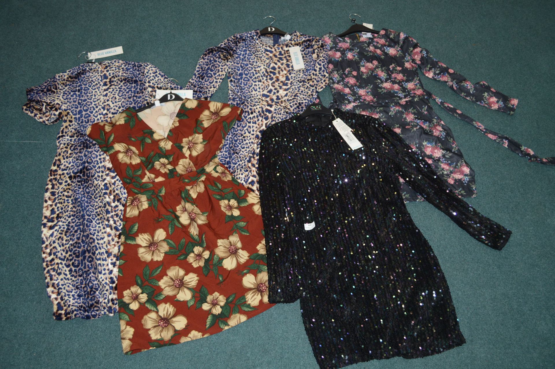 *Five Ladies Tops and Dresses (mixed sizes)