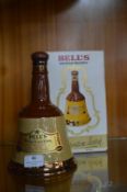 Bells Scotch Whiskey Ceramic Bell Decanter 75cl (f