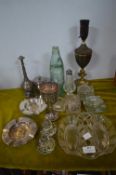 Glassware and EPNS Items