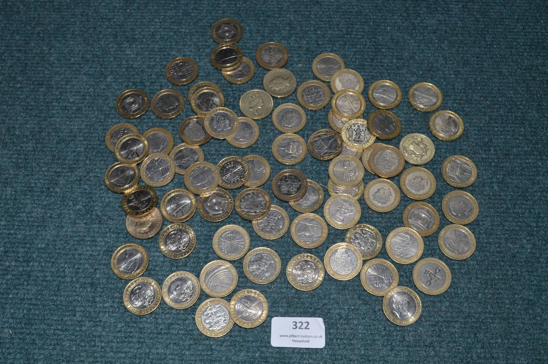 50+ UK £2 Coins