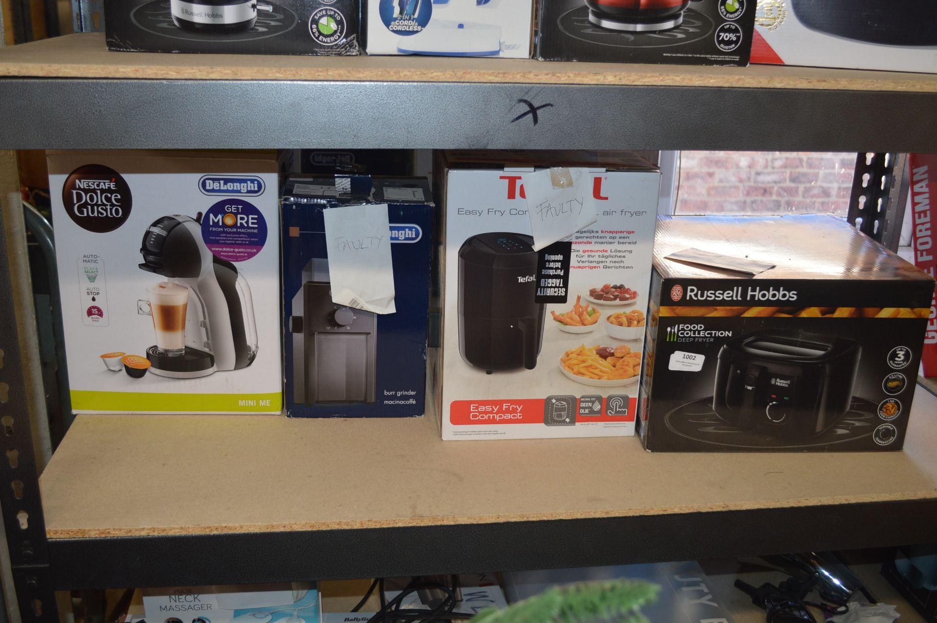 *Delonghi Coffee Machine and Grinder plus Tefal Fryer and Russell Hobbs Fryer (salvage)