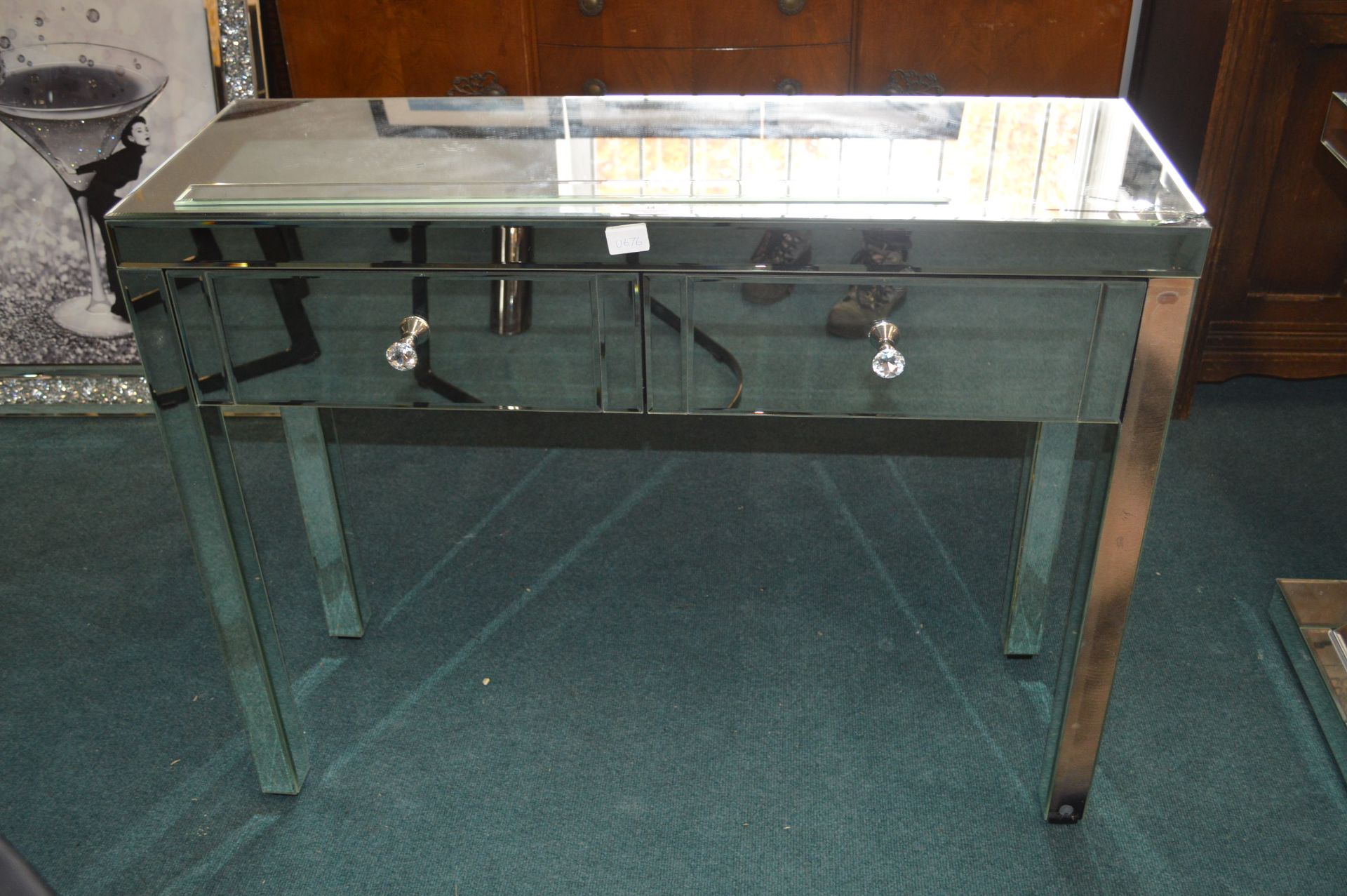 Mirrored Console Table (AF - requires attention)