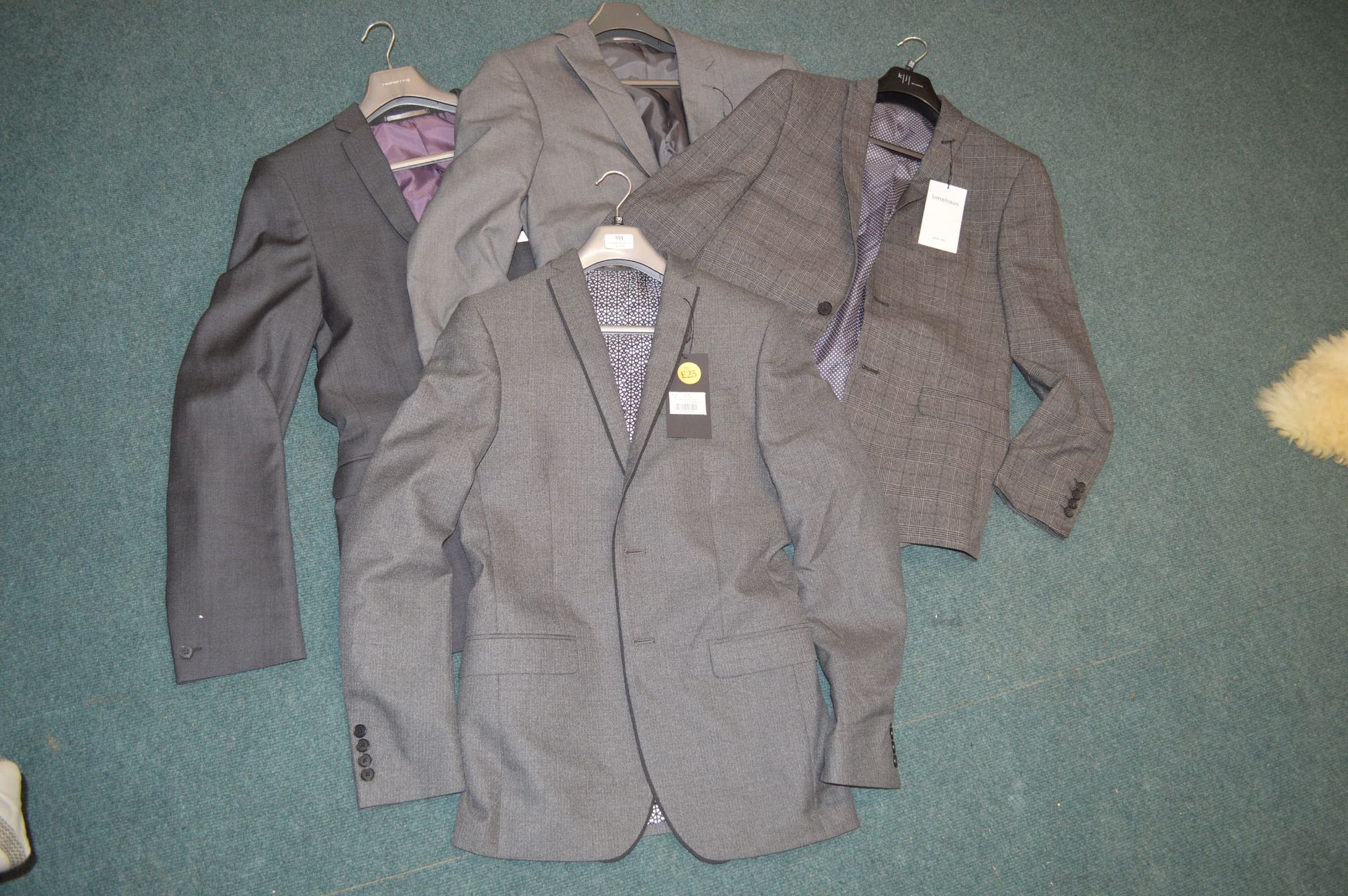 *Four Gents Grey Suit Jackets