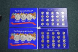 Two Sets of The Spirit of Australia Commemorative