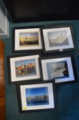 *Five Medium Framed Hull Photographs