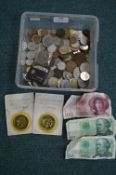 Assorted UK and Foreign Coinage and Banknotes