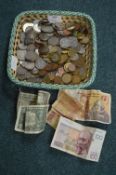 Assorted Foreign Coinage and Banknotes