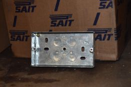 *Quantity of Galvanised Back Boxes