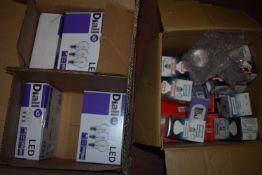 *Two Boxes of Assorted Lightbulbs