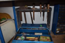 Draper Cantilever Toolbox Containing Various Tools