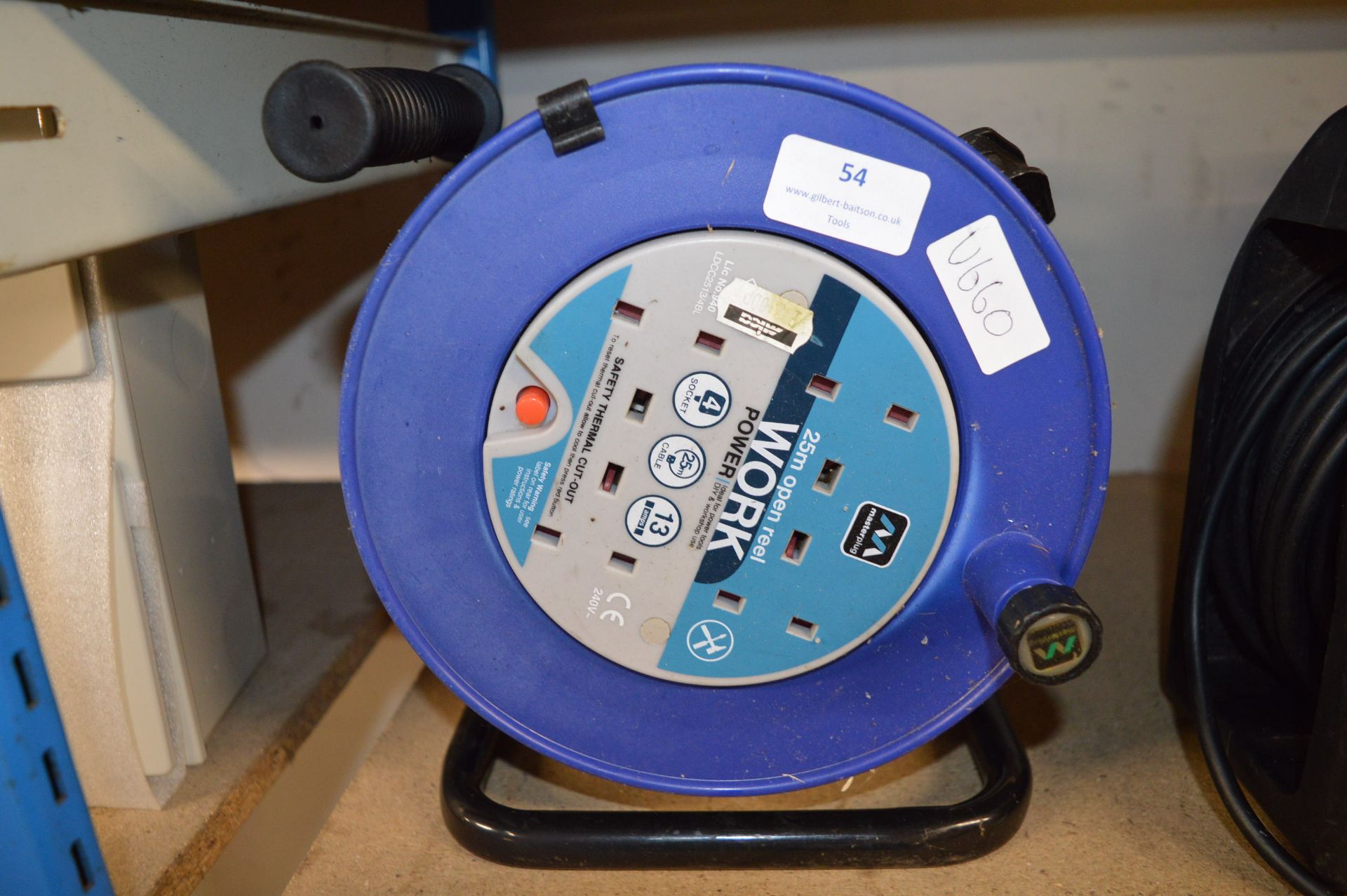 Master Plug 25m 240v Extension Reel