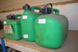 Three Fuel Cans