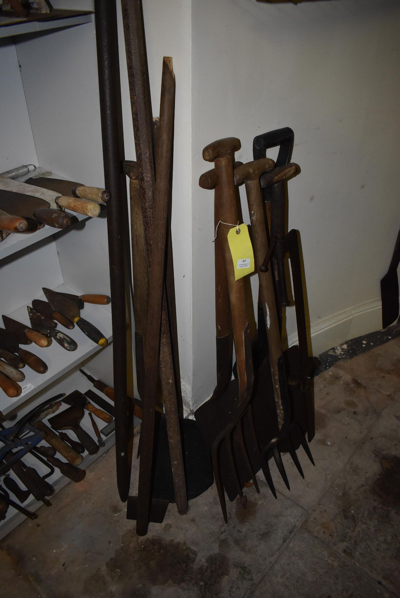 Crowbars, Forks, Spades, and a Clamp