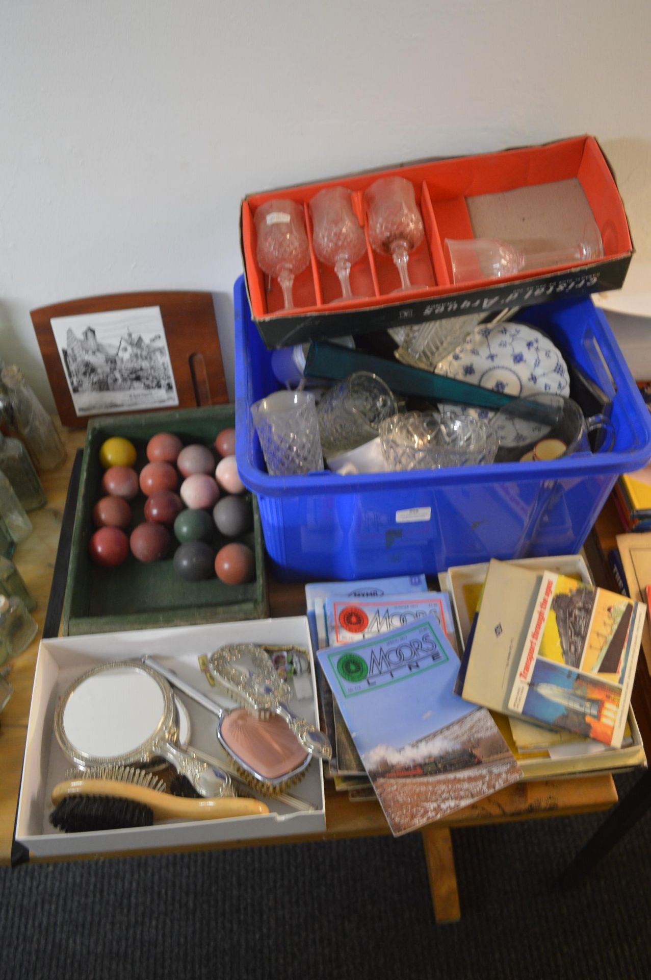 Snooker Balls, Pottery and Glassware, Ephemera, etc.