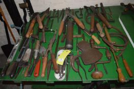 Assorted Tools; Drills, Files, Garden Shears, etc.