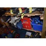 *Contents of Shelf to Included CCS Cable, Pipe Joints, Blue Paper, Box of Spanners, etc.