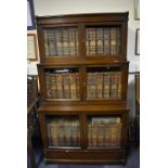 Cabinet Containing Thirty-Seven Volumes of Encyclopaedia Britannica