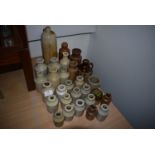~28 Stoneware Jars and Vessels
