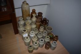 ~28 Stoneware Jars and Vessels