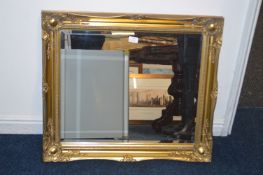 Gilt Framed Bevel Edge Mirror