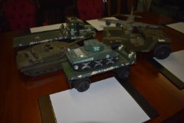 Five Plastic Military Toys