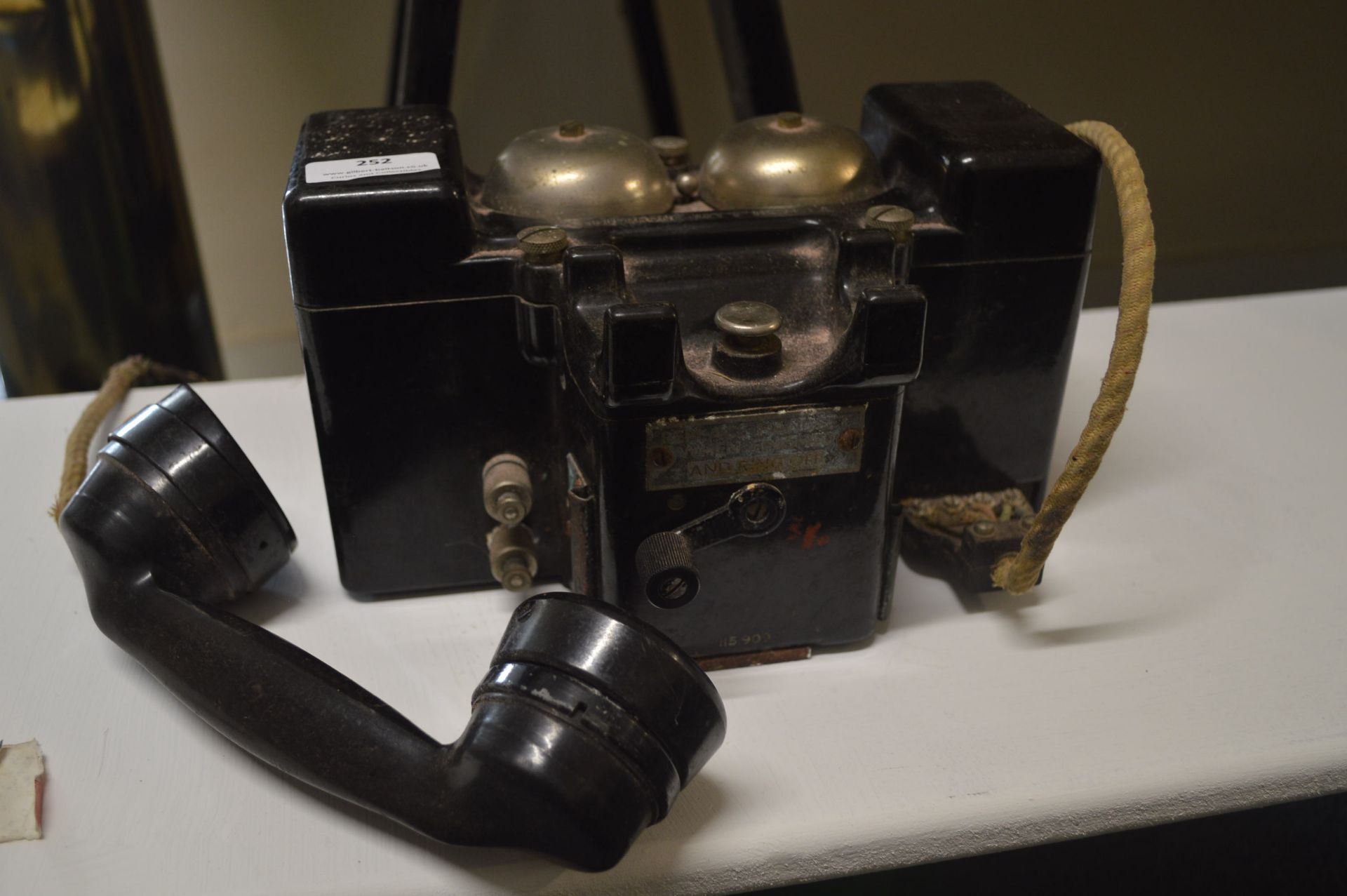 WWII Set F Mk.II Field Telephone - Image 2 of 3