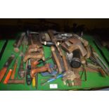 Vintage Tools; Braces, Saws, Planes, etc.