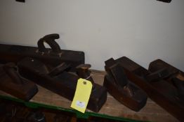 Six Vintage Wooden Planes