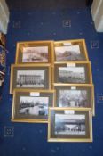 Seven Gilt Framed Hull Photo Prints