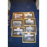 Seven Gilt Framed Hull Photo Prints