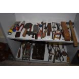Two Shelves of Assorted Tools