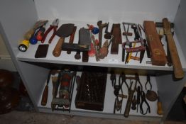 Two Shelves of Assorted Tools