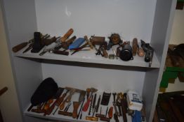 Two Shelves of Assorted Tools