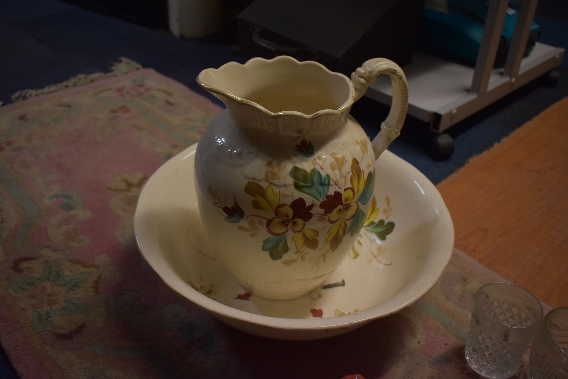 Pottery Jug and Bowl (AF)