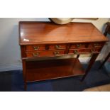 Hall Table with Drawers and Undershelf